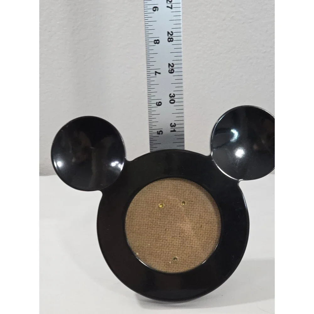 Walt Disney World Mickey Mouse Ears Round Picture Frame Pre-Owned